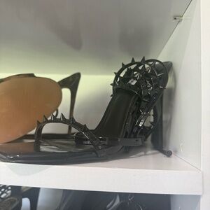 Black studded Heels